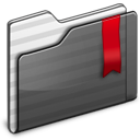 Favorites Folder black icon